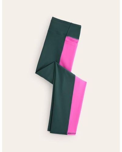 Boden Colour Block 7/8 leggings - Pink