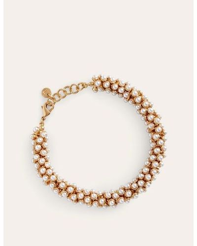 Boden Cluster Pearl Bracelet - Natural