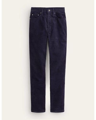 Boden Schmale cord-jeans mit geradem bein - Blau