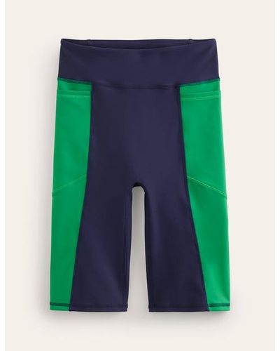 Boden Colour Block Shorts - Green