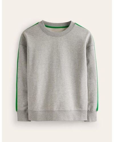 Boden Drop Shoulder Sweatshirt - Grey