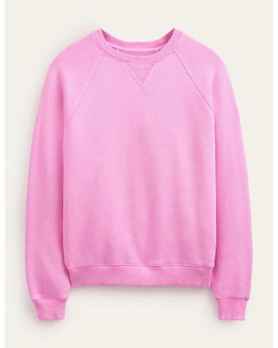 Boden Relaxed Raglan Sweatshirt - Pink