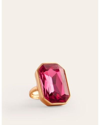 Boden Mega Cluster Jewel Ring - Pink