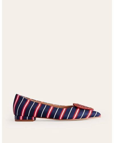 Boden Heart Embellished Flat Point - Multicolour