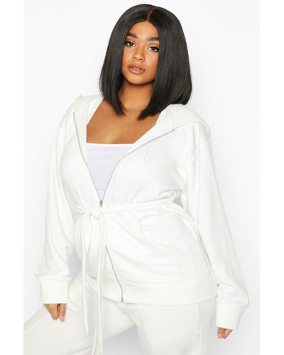 boohoo white joggers