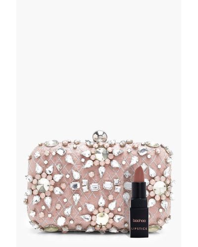 blush clutch