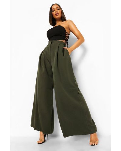 Boohoo Oversized Super Wide Leg Dress 