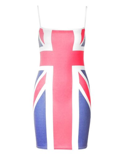 union jack bodycon dress
