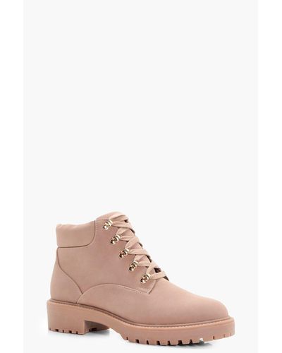 boohoo hiker boots
