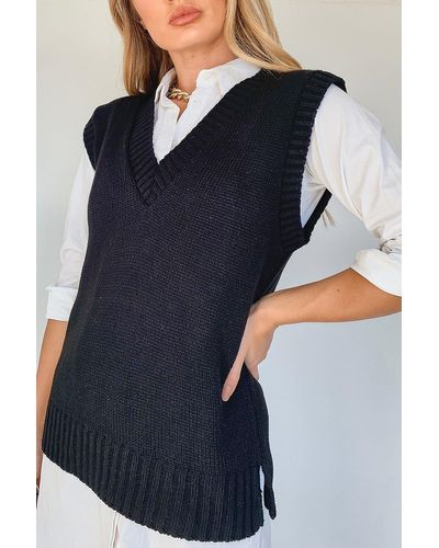 boohoo sleeveless jumper