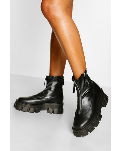 boohoo platform boots