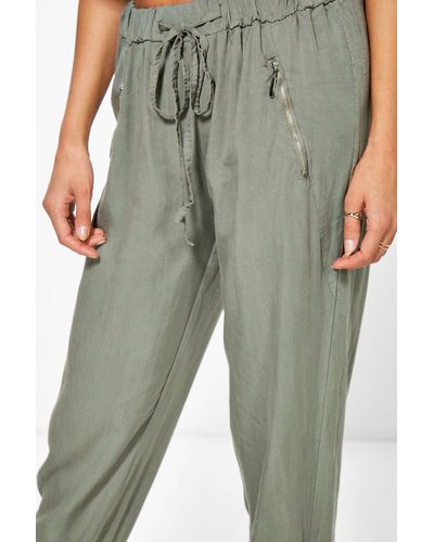 synthetic cargo pants
