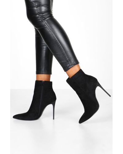 boohoo black high heels