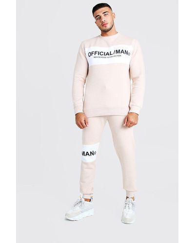 boohooman sweater tracksuit