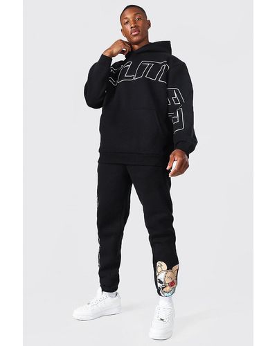boohooman oversized tracksuit