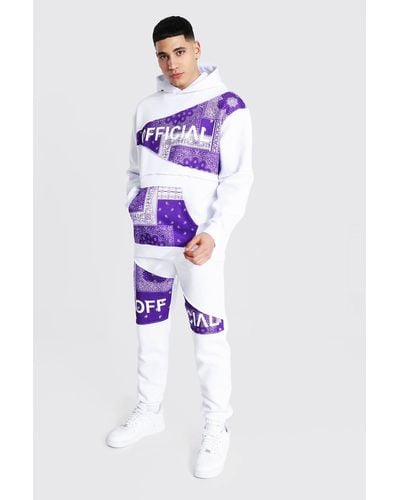 boohooman oversized tracksuit