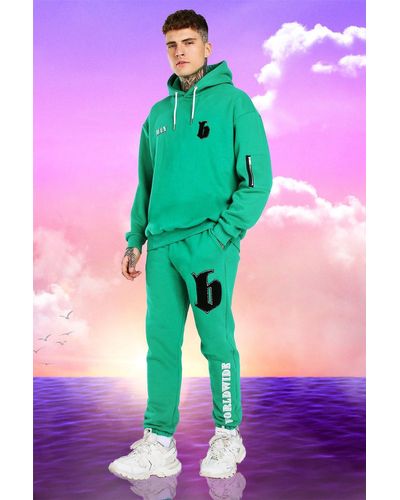 boohooman oversized tracksuit
