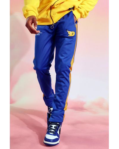 loose fit tricot joggers with side tape