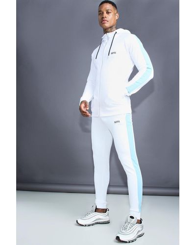 boohooman reflective joggers