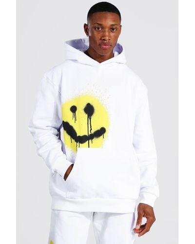 oversized man spray print tracksuit