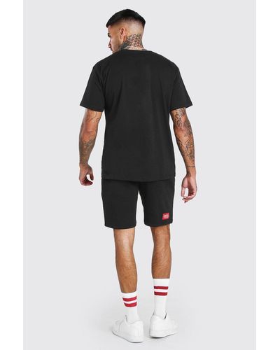 boohooman jogger shorts