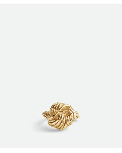 Bottega Veneta Knot Ring - Mettallic