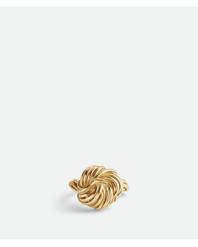 Bottega Veneta Knot Ring - Metallic