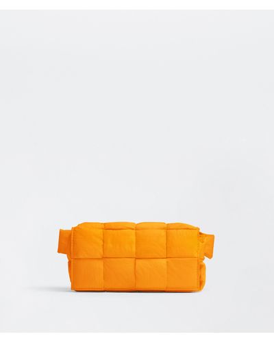 Bottega Veneta Padded Tech Cassette Belt Bag - Orange