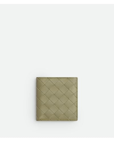 Bottega Veneta Intrecciato Slim Bi-Fold Wallet - Green