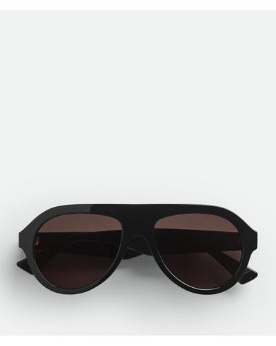 Bottega Veneta Classic Aviator Sunglasses - Black