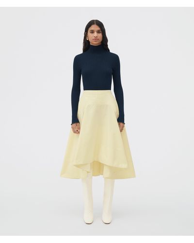 Bottega Veneta Compact Cotton Skirt - Multicolor