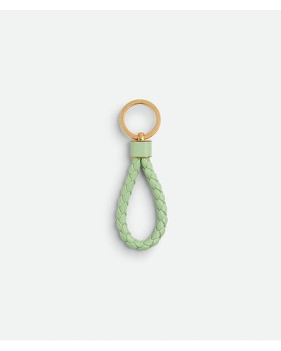 Bottega Veneta Key Ring Intreccio Key Ring - Green