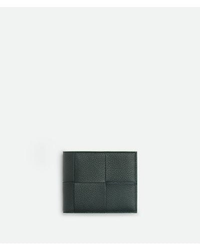 Bottega Veneta Cassette Bi-Fold Wallet With Coin Purse - Green
