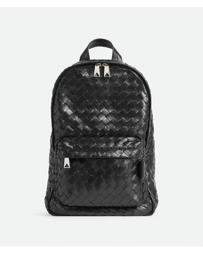 Bottega Veneta Small Intrecciato Backpack - Black