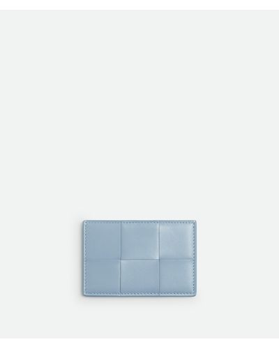 Bottega Veneta Cassette Credit Card Case - Blue