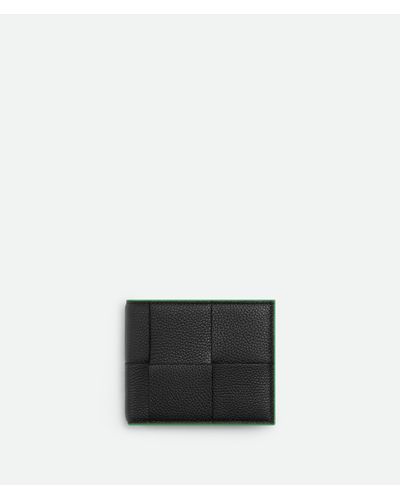 Bottega Veneta Cassette Bi-Fold Wallet With Coin Purse - Black