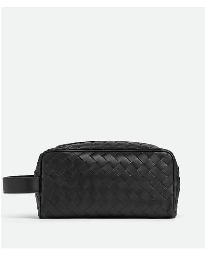 Bottega Veneta Intrecciato Reisepouch - Schwarz