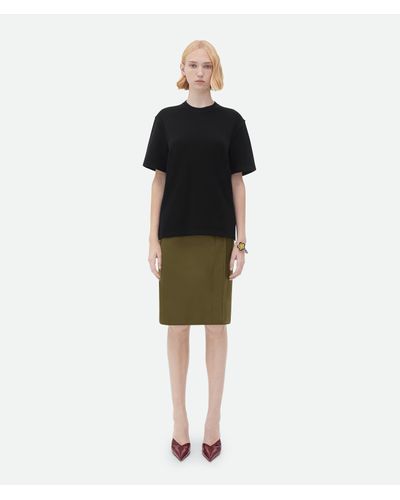 Bottega Veneta T-shirt En Cachemire - Noir