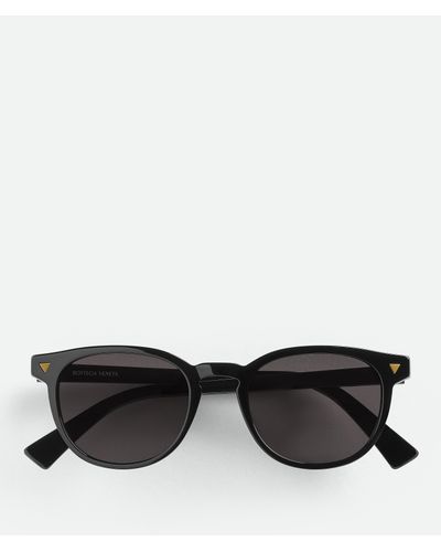 Bottega Veneta Soft Recycled Acetate Panthos Sunglasses - Black