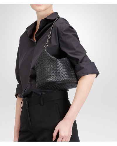bottega veneta nero intrecciato