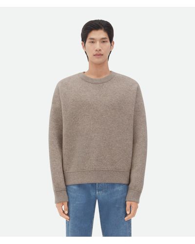 Bottega Veneta Compact Cashmere Sweater - Gray