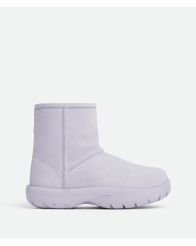 Bottega Veneta Snap Ankle Boot - Purple