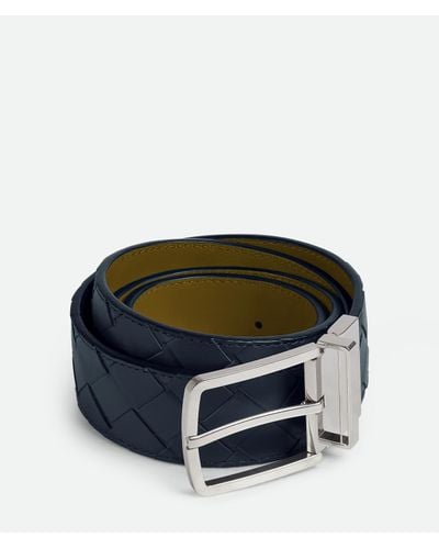 Bottega Veneta Intrecciato Reversible Belt - Multicolor