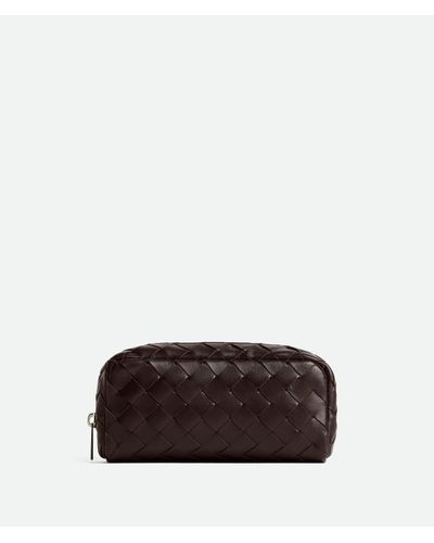 Bottega Veneta Intrecciato Medium Pouch - Brown