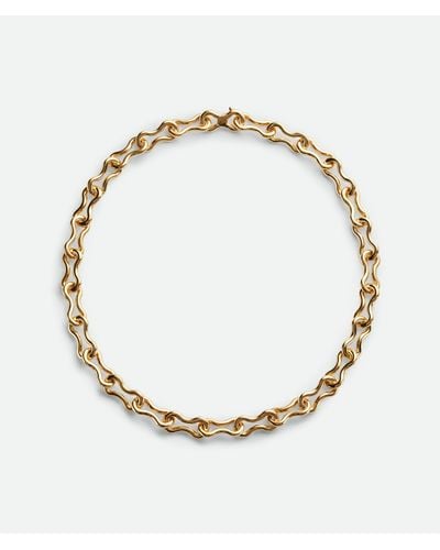 Bottega Veneta Nest Chain Necklace - Metallic