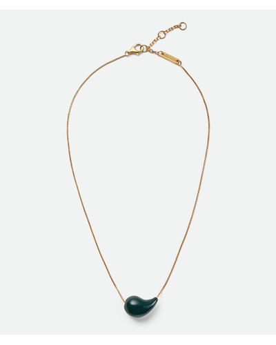 Bottega Veneta Drop Necklace - Green