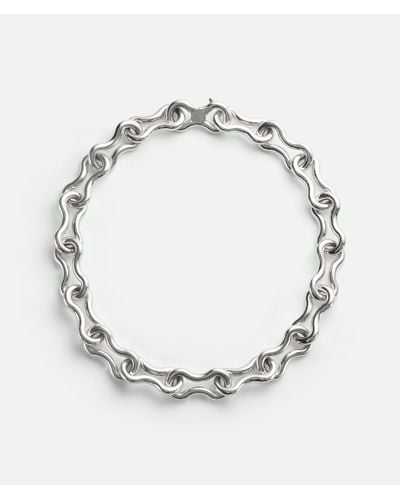 Bottega Veneta Nest Chain Necklace - Metallic