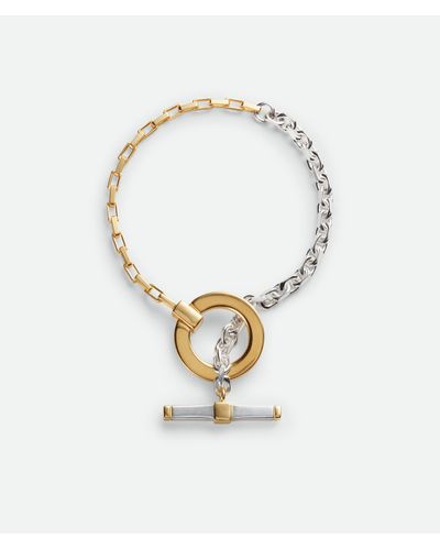 Bottega Veneta Bracelet Key Chain - Blanc