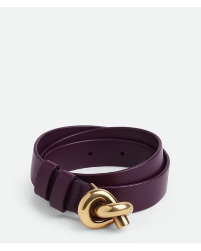 Bottega Veneta Knot Belt - Purple