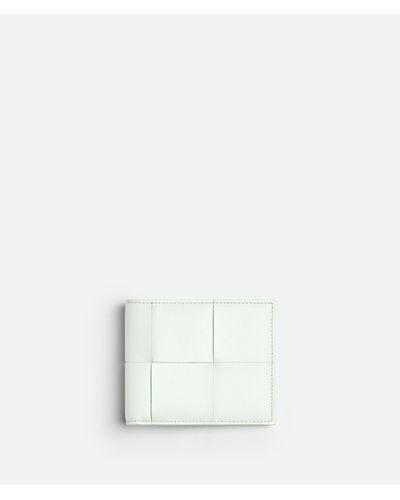 Bottega Veneta Cassette Bi-fold Portemonnaie - Weiß